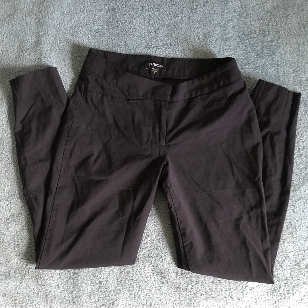 Bebe Black Work Pants